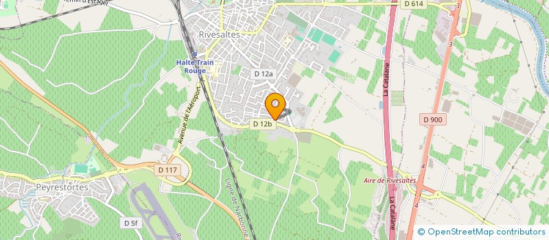 localisation de l'entreprise MADAME SYLVIE UTGES  RIVESALTES