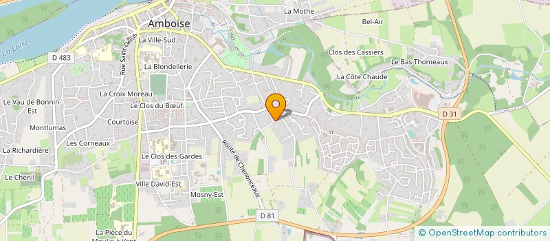 localisation de l'entreprise MADAME SYLVIE VALLENET  AMBOISE