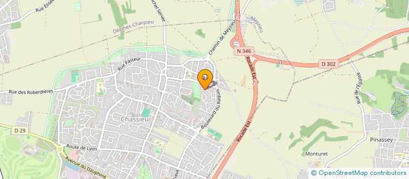 localisation de l'entreprise MADAME SYLVIE VANDAMME  CHASSIEU