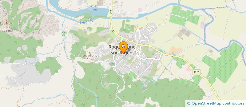 localisation de l'entreprise MADAME SYLVIE VANDEMEULEBROUCKE à ROQUEBRUNE-SUR-ARGENS