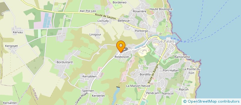 localisation de l'entreprise MADAME SYLVIE VANDENBULCKE  LE PALAIS