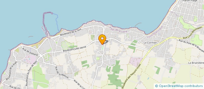 localisation de l'entreprise MADAME SYLVIE VANDERHULST à LA PLAINE-SUR-MER