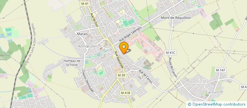 localisation de l'entreprise MADAME SYLVIE VANGERMEE  ANNULLIN