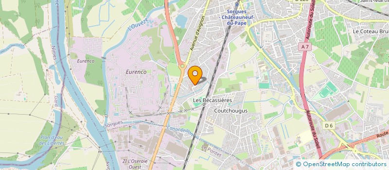 localisation de l'entreprise MADAME SYLVIE VANLEDE  SORGUES