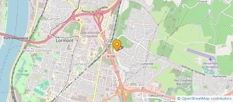 localisation de l'entreprise MADAME SYLVIE VANNIER  LORMONT