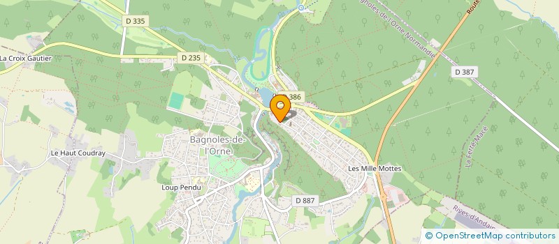 localisation de l'entreprise MADAME SYLVIE VAULOUP à BAGNOLES DE L'ORNE NORMANDIE
