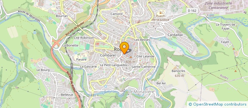 localisation de l'entreprise MADAME SYLVIE VAUNAC à RODEZ
