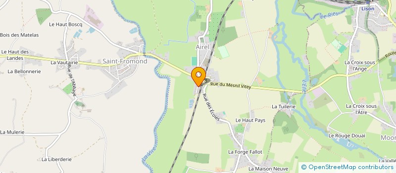 localisation de l'entreprise MADAME SYLVIE VAUTIER  AIREL