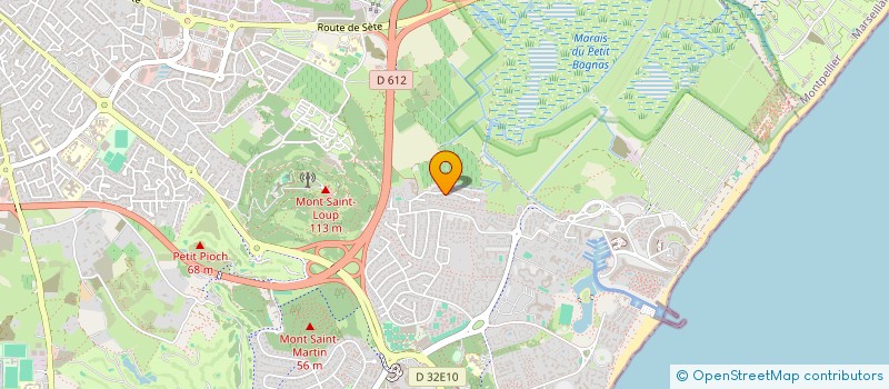 localisation de l'entreprise MADAME SYLVIE VEILLET  AGDE