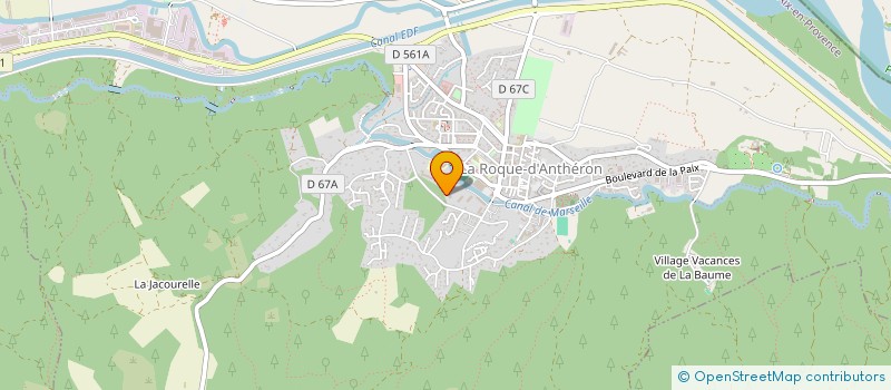 localisation de l'entreprise MADAME SYLVIE VELLA  LA ROQUE D'ANTHERON