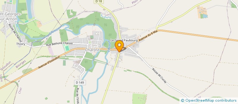 localisation de l'entreprise MADAME SYLVIE VERCHERE  CHAROST