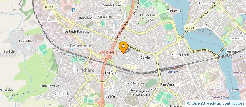 localisation de l'entreprise MADAME SYLVIE VERDI  LORIENT