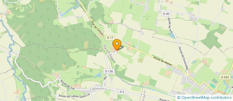 localisation de l'entreprise MADAME SYLVIE VERDIER  TRIE-SUR-BAISE