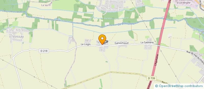 localisation de l'entreprise MADAME SYLVIE VERINNE  SAINT-MARTIN-DE-JUILLERS