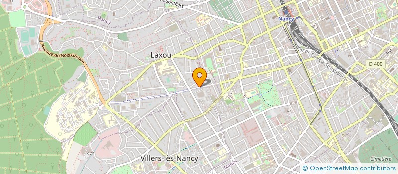 localisation de l'entreprise MADAME SYLVIE VERLET  LAXOU