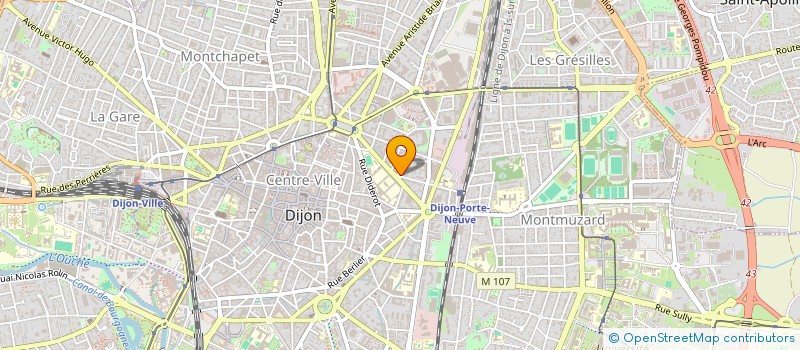 localisation de l'entreprise MADAME SYLVIE VERMONET à DIJON