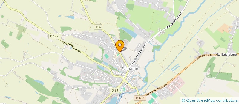 localisation de l'entreprise MADAME SYLVIE VERNET  SAMATAN