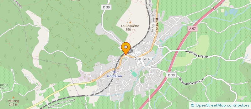 localisation de l'entreprise MADAME SYLVIE VERNEY  GONFARON