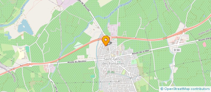 localisation de l'entreprise MADAME SYLVIE VERNEZY  SAINT-GENIS-DES-FONTAINES