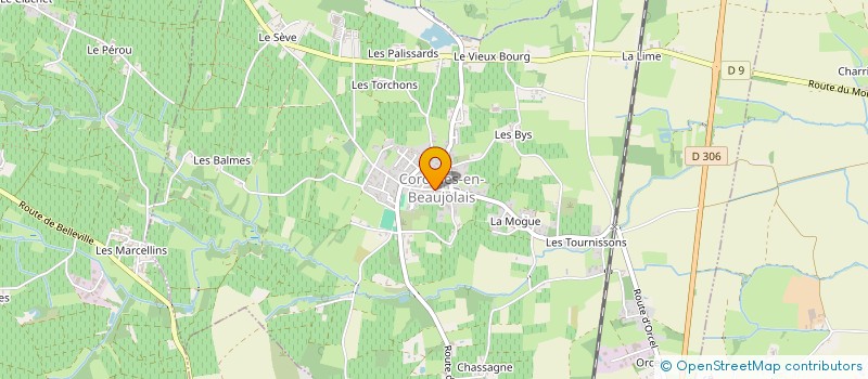 localisation de l'entreprise MADAME SYLVIE VERPOIX à CORCELLES EN BEAUJOLAIS