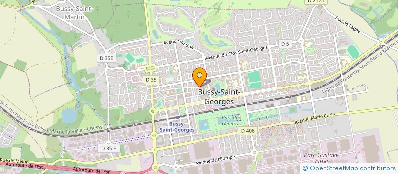 localisation de l'entreprise MADAME SYLVIE VERQUIN  BUSSY-SAINT-GEORGES