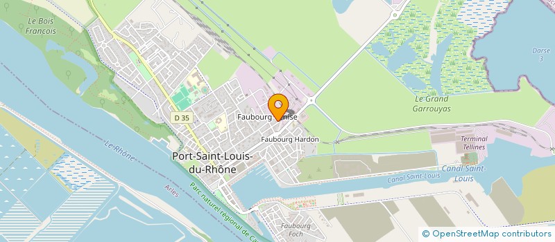 localisation de l'entreprise MADAME SYLVIE VEUX à PORT-SAINT-LOUIS-DU-RHONE