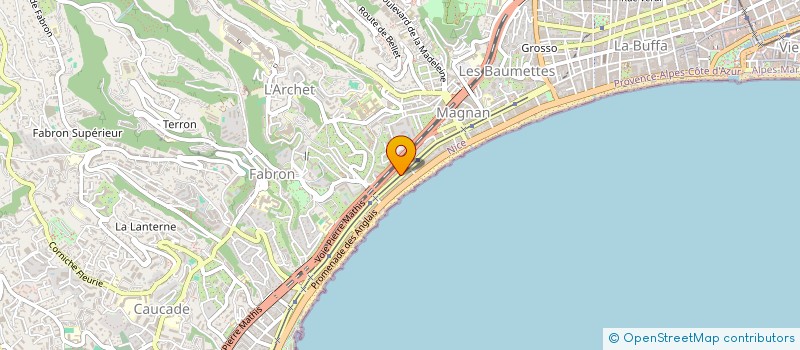 localisation de l'entreprise MADAME SYLVIE VIALE à NICE