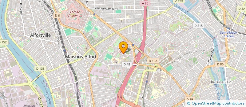 localisation de l'entreprise MADAME SYLVIE VIALLEFOND  MAISONS-ALFORT