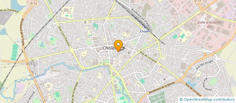 localisation de l'entreprise MADAME SYLVIE VIAULT à CHOLET