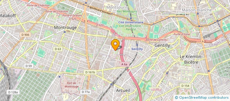 localisation de l'entreprise MADAME SYLVIE VICQ  GENTILLY