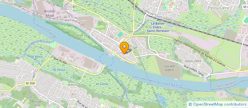 localisation de l'entreprise MADAME SYLVIE VICTOIRE MENDOZA  INDRE