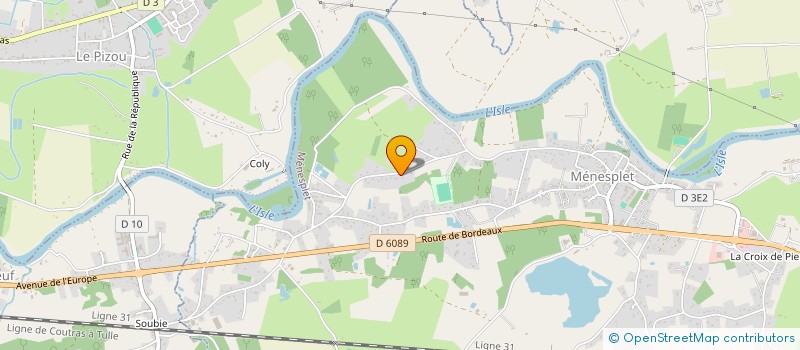 localisation de l'entreprise MADAME SYLVIE VIDAL  MENESPLET