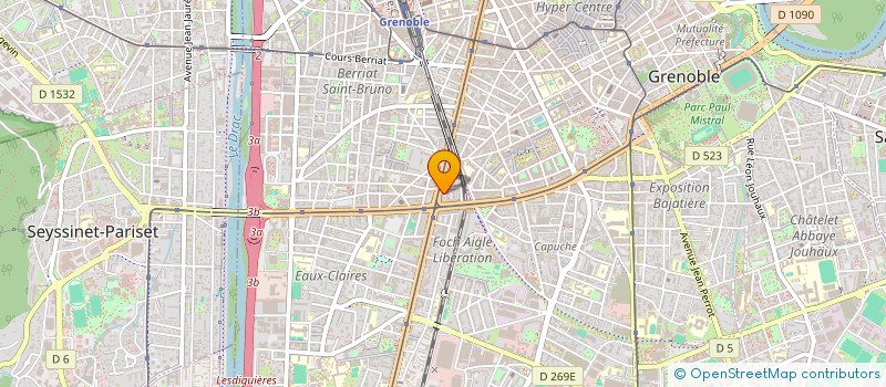 localisation de l'entreprise MADAME SYLVIE VIDAL à GRENOBLE