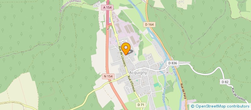 localisation de l'entreprise MADAME SYLVIE VIGER  ACQUIGNY