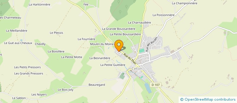 localisation de l'entreprise MADAME SYLVIE VIGIER à CETON