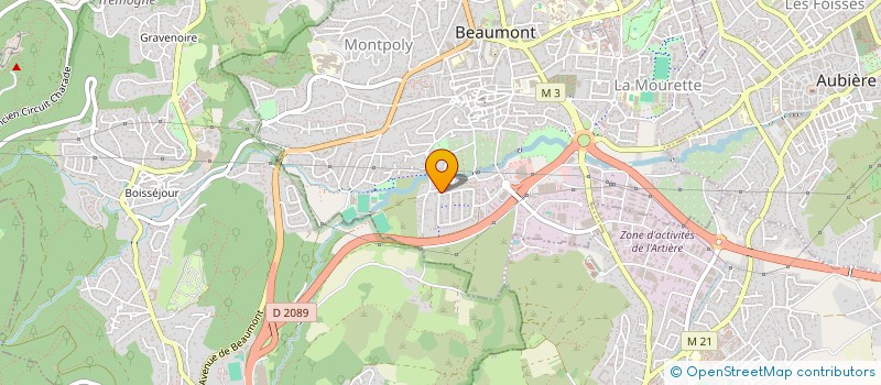 localisation de l'entreprise MADAME SYLVIE VIGIER LAFOSSE à BEAUMONT