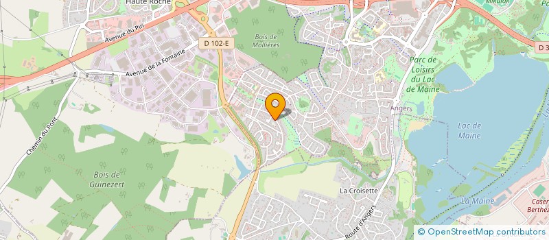 localisation de l'entreprise MADAME SYLVIE VIGNAUX à ANGERS