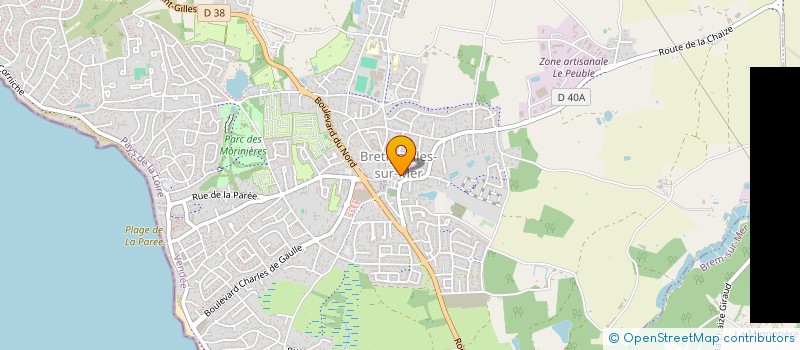 localisation de l'entreprise MADAME SYLVIE VILLATTE à BREM-SUR-MER