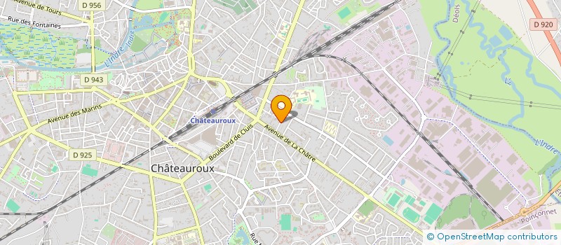 localisation de l'entreprise MADAME SYLVIE VILLERET à CHATEAUROUX