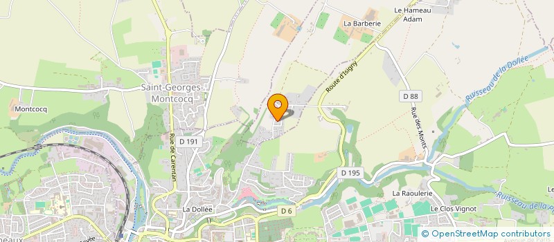 localisation de l'entreprise MADAME SYLVIE VILLEROY  LE MESNIL-ROUXELIN