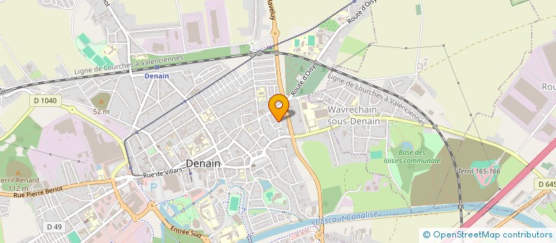 localisation de l'entreprise MADAME SYLVIE VINCENT  DENAIN