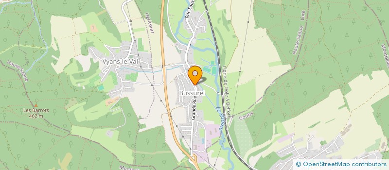 localisation de l'entreprise MADAME SYLVIE VIOLET  GRANGES-LE-BOURG