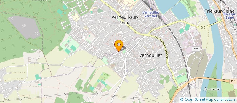 localisation de l'entreprise MADAME SYLVIE VITROUIL à VERNOUILLET