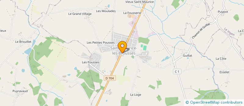 localisation de l'entreprise MADAME SYLVIE VOISIN à SAINT-MAURICE-LES-BROUSSES