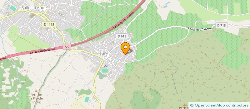 localisation de l'entreprise MADAME SYLVIE VOISIN  FLEURY