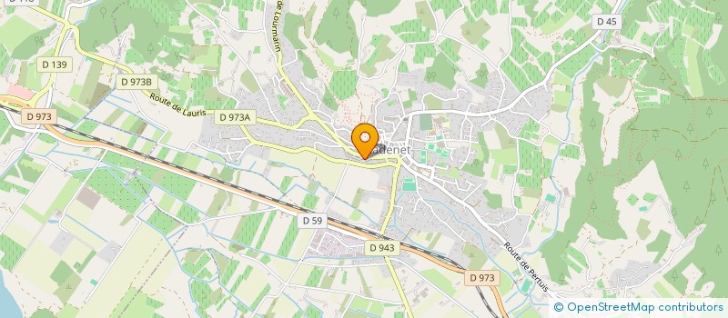 localisation de l'entreprise MADAME SYLVIE VOITURIEZ  CADENET