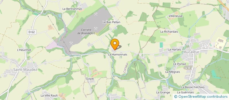 localisation de l'entreprise MADAME SYLVIE VOLUISANT  CORSEUL