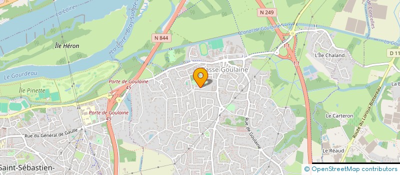 localisation de l'entreprise MADAME SYLVIE VORGER LEVANT à BASSE-GOULAINE
