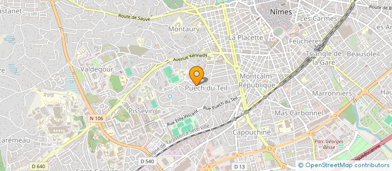 localisation de l'entreprise MADAME SYLVIE VOYER  NIMES