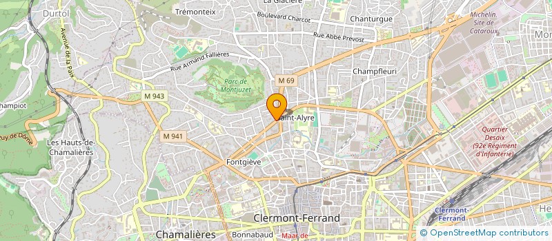 localisation de l'entreprise MADAME SYLVIE VUILLEMOT à CLERMONT-FERRAND